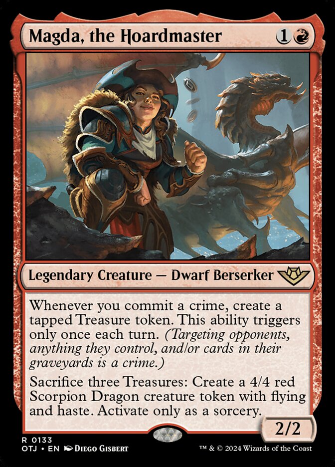Magda, the Hoardmaster, Outlaws Of Thunder Junction Card Art