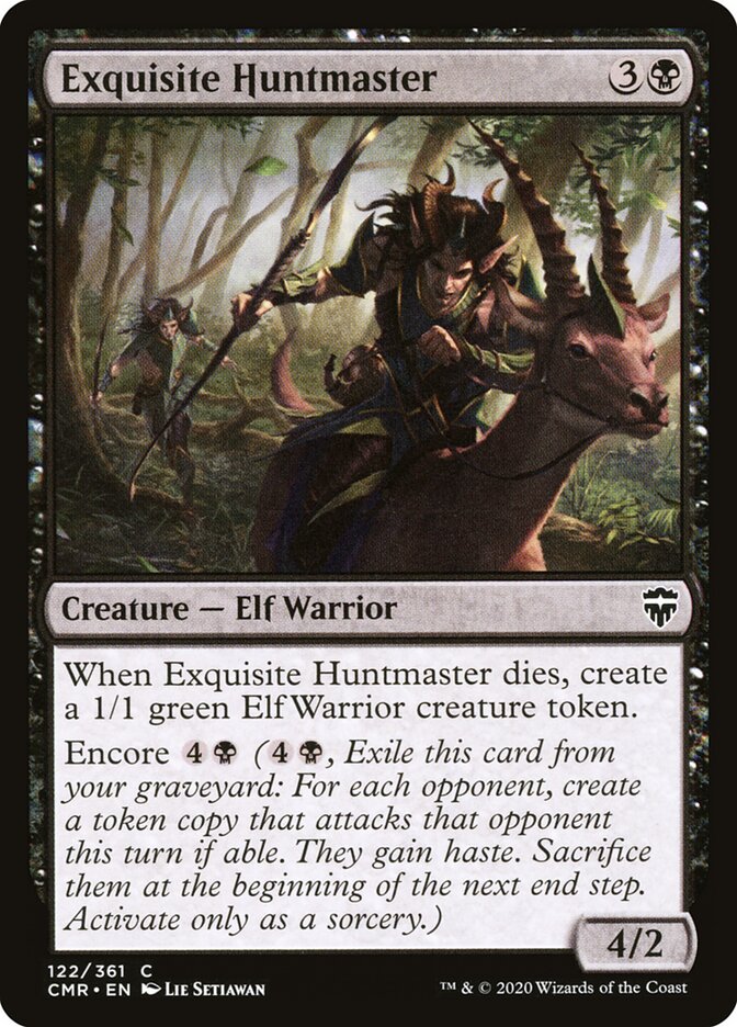 Exquisite Huntmaster, Commander Legends Card Art