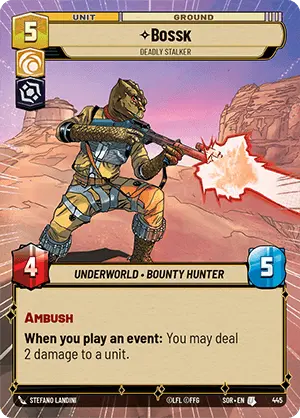 Bossk, Deadly Stalker - Hyperspace