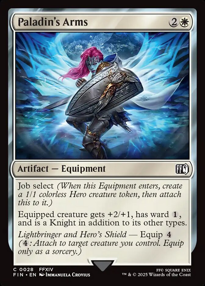 Paladin's Arms, Final fantasy Card Art