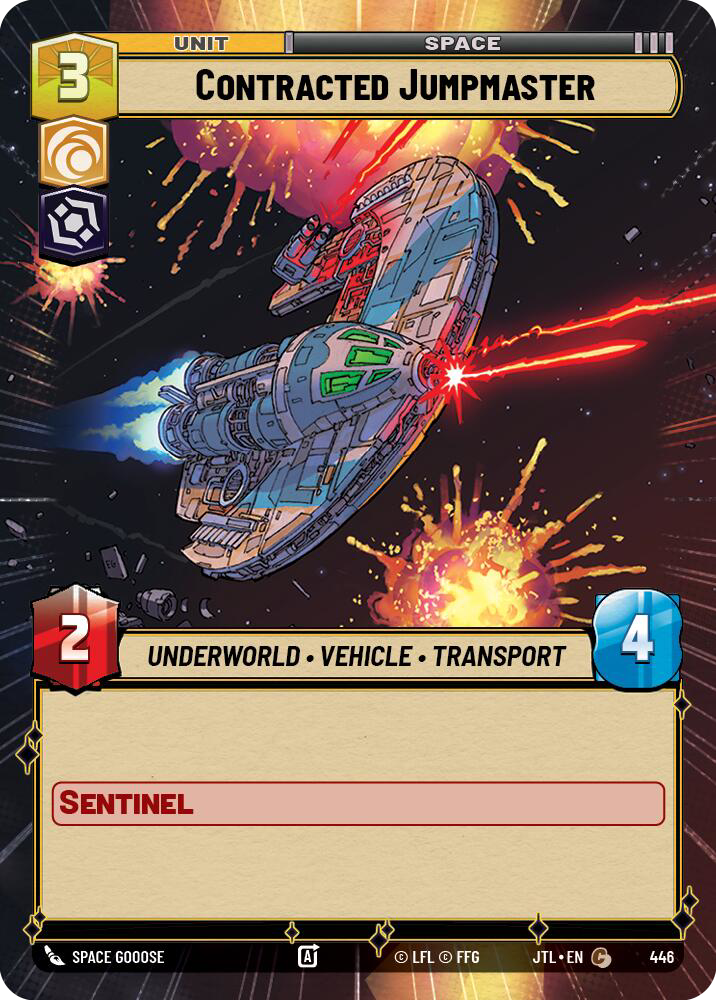 Contracted Jumpmaster, Jump to Lightspeed Card Art