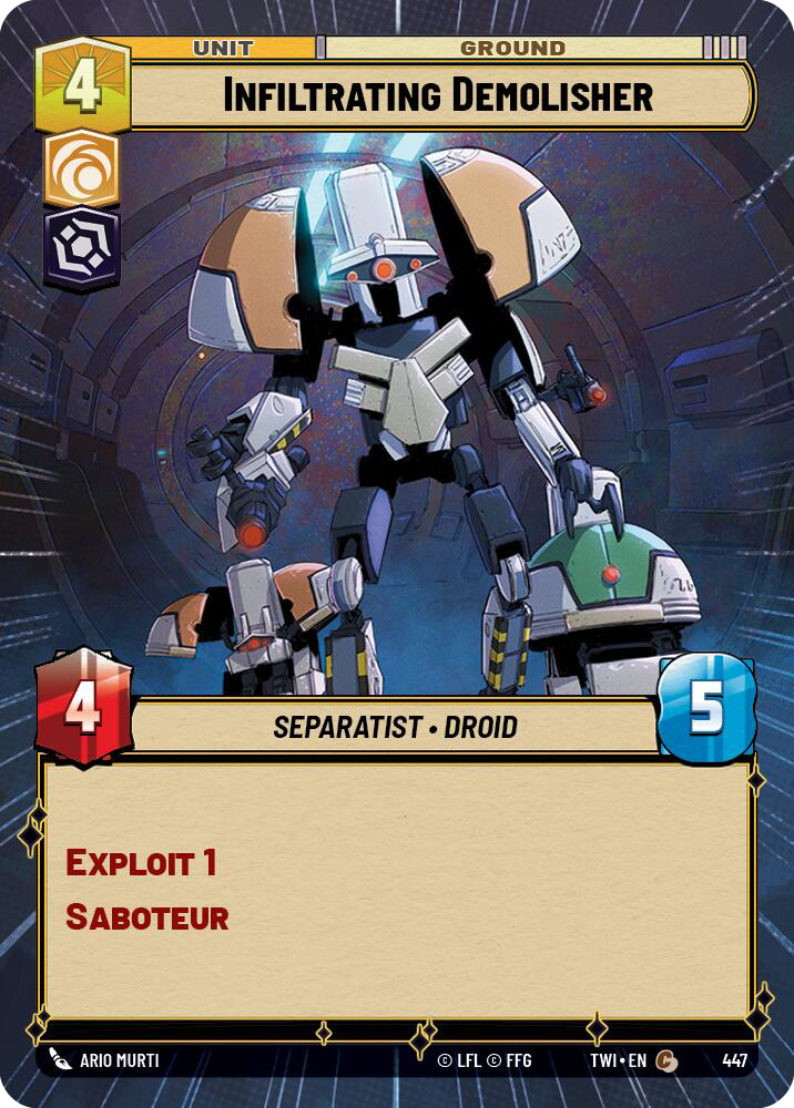 Infiltrating Demolisher, Twilight of the Republic Card Art