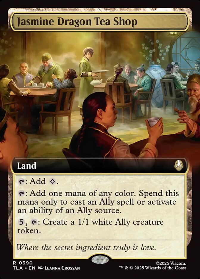 Jasmine Dragon Tea Shop, Avatar: The Last Airbender Card Art
