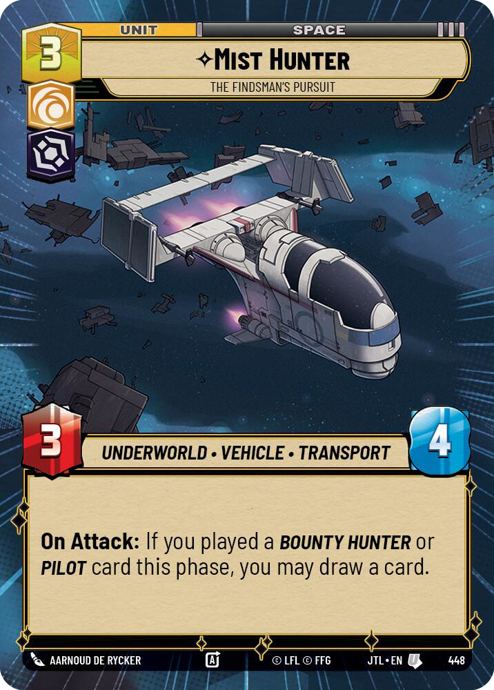 Mist Hunter, The Findsman's Pursuit, Jump to Lightspeed Card Art