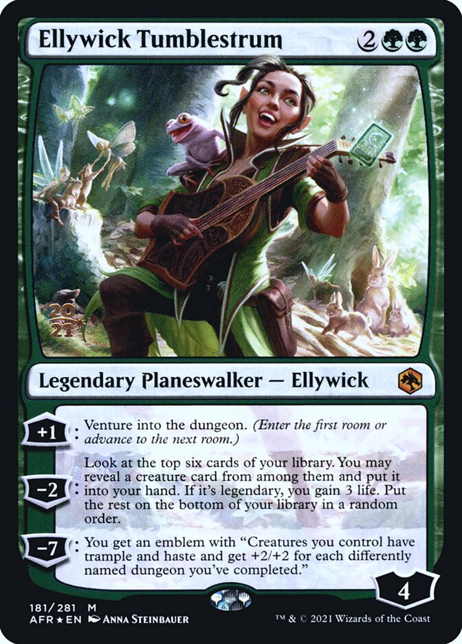 Ellywick Tumblestrum, Adventures In The Forgotten Realms Promos Card Art
