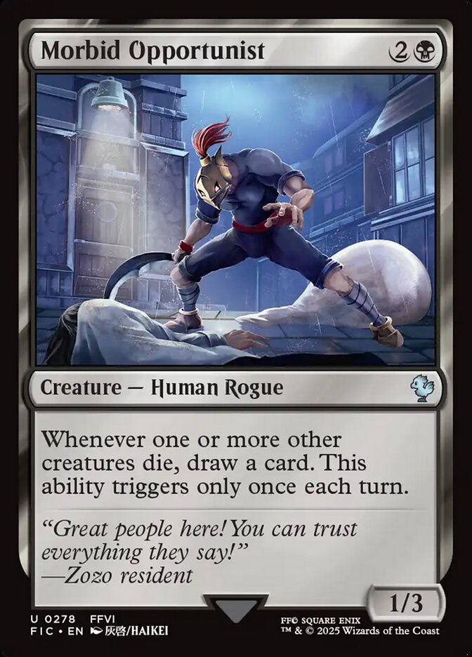 Morbid Opportunist, Final fantasy commander Card Art