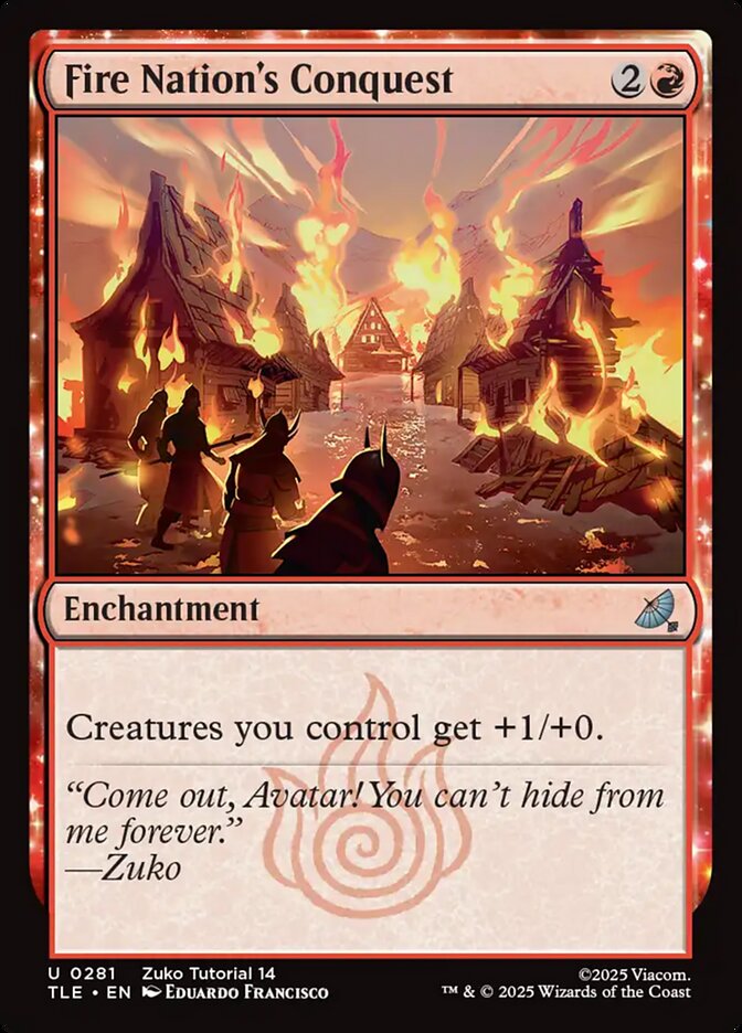 Fire Nation's Conquest, Avatar: The Last Airbender Eternal Card Art