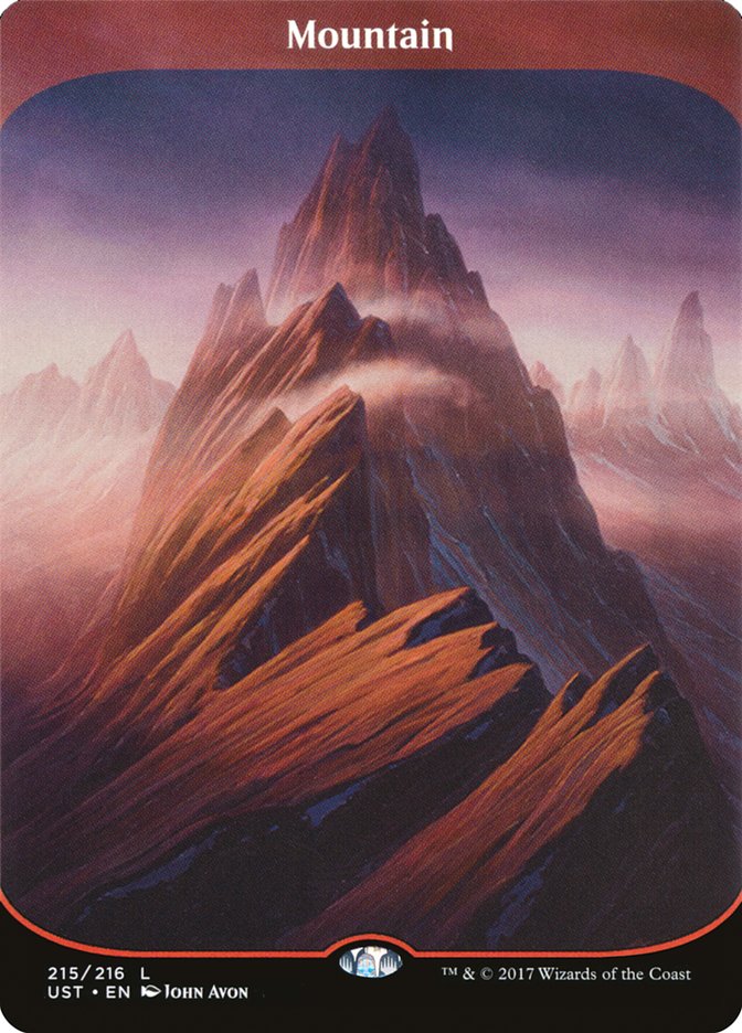 Mountain, Unstable Card Art