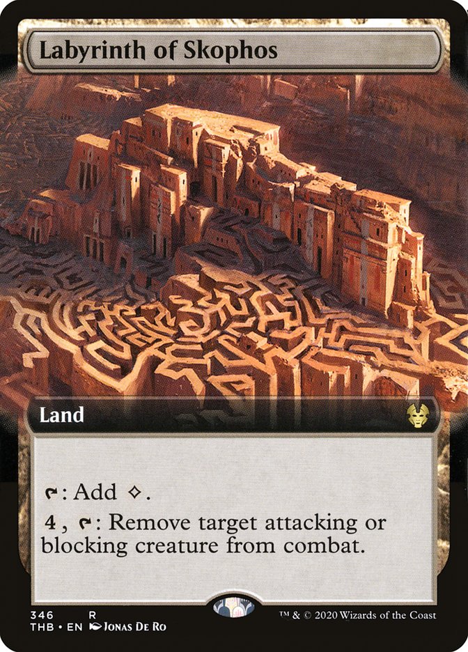 Labyrinth of Skophos, Theros beyond death Card Art