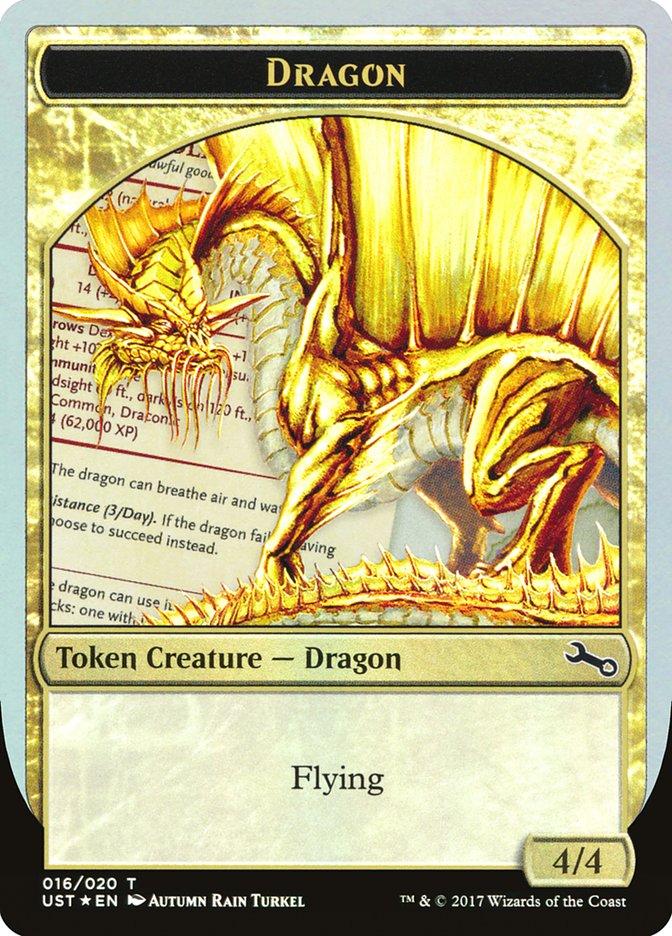 Dragon, Unstable Tokens Card Art