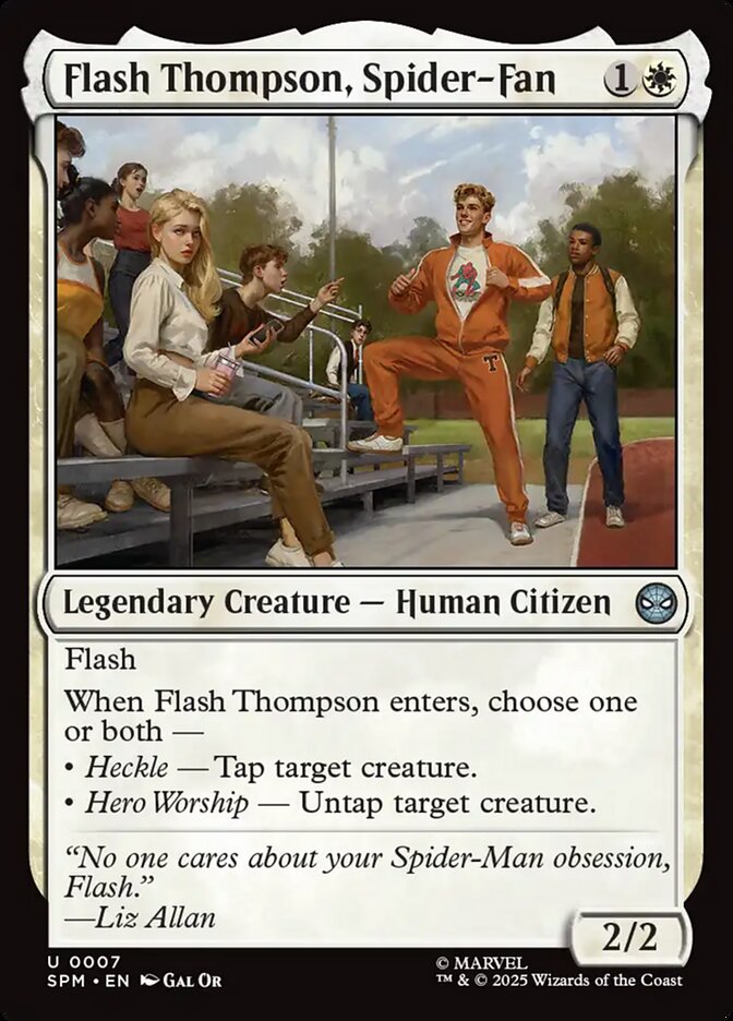 Flash Thompson, Spider-Fan, Marvel'S Spider-Man Card Art