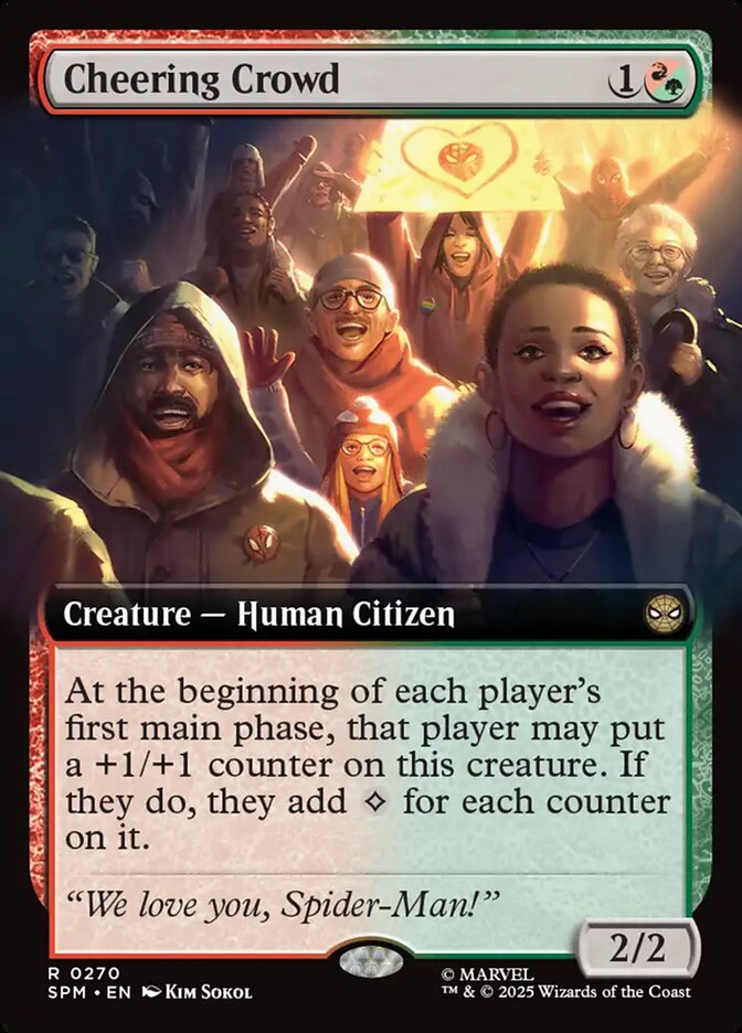Cheering Crowd, Marvel'S Spider-Man Card Art