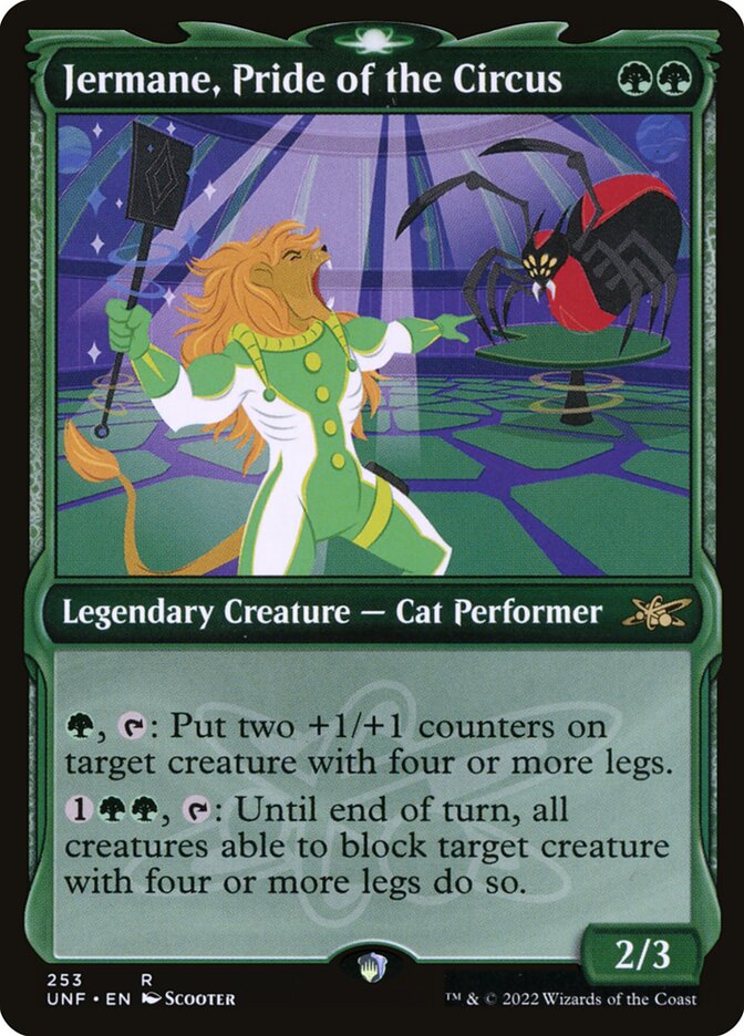Jermane, Pride of the Circus, Unfinity Card Art