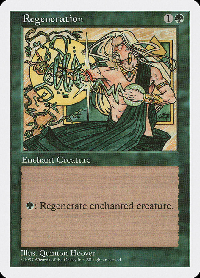 Regeneration, Fifth edition Card Art