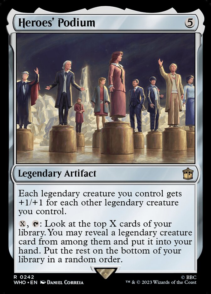 Heroes' Podium, Doctor Who Card Art