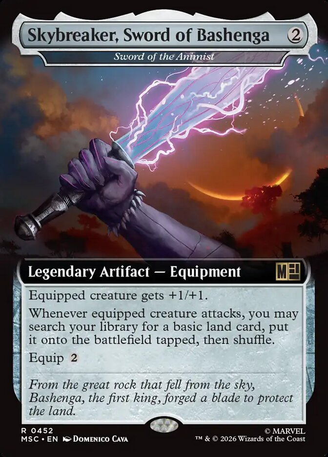 Sword of the Animist, Marvel Super Heroes Commander Card Art