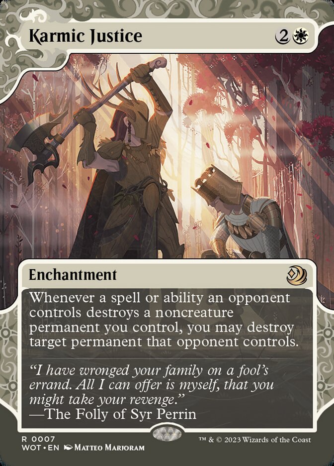 Karmic Justice, Wilds Of Eldraine: Enchanting Tales Card Art