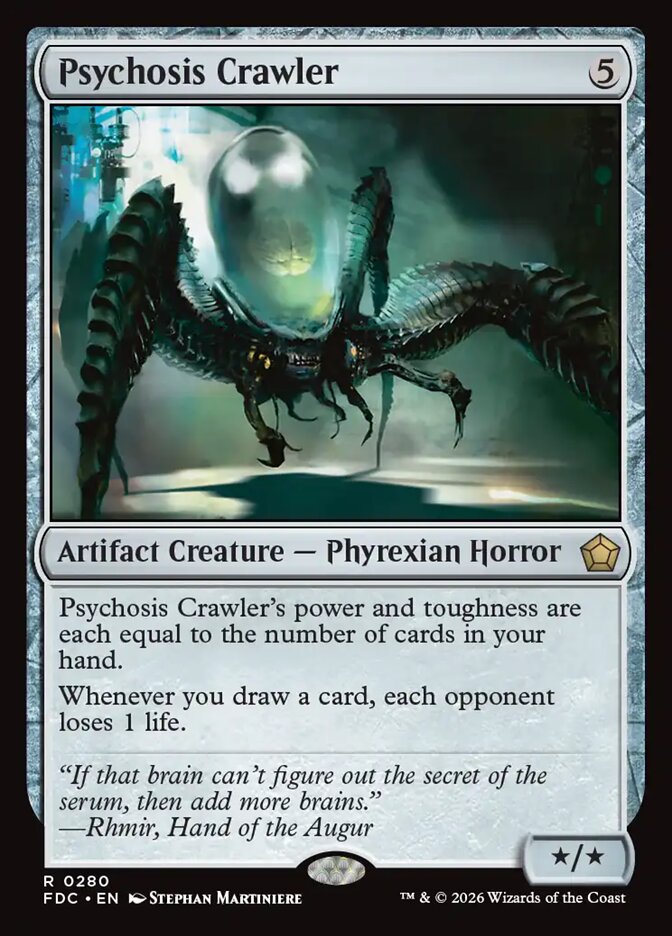 Psychosis Crawler, Foundations Commander Card Art