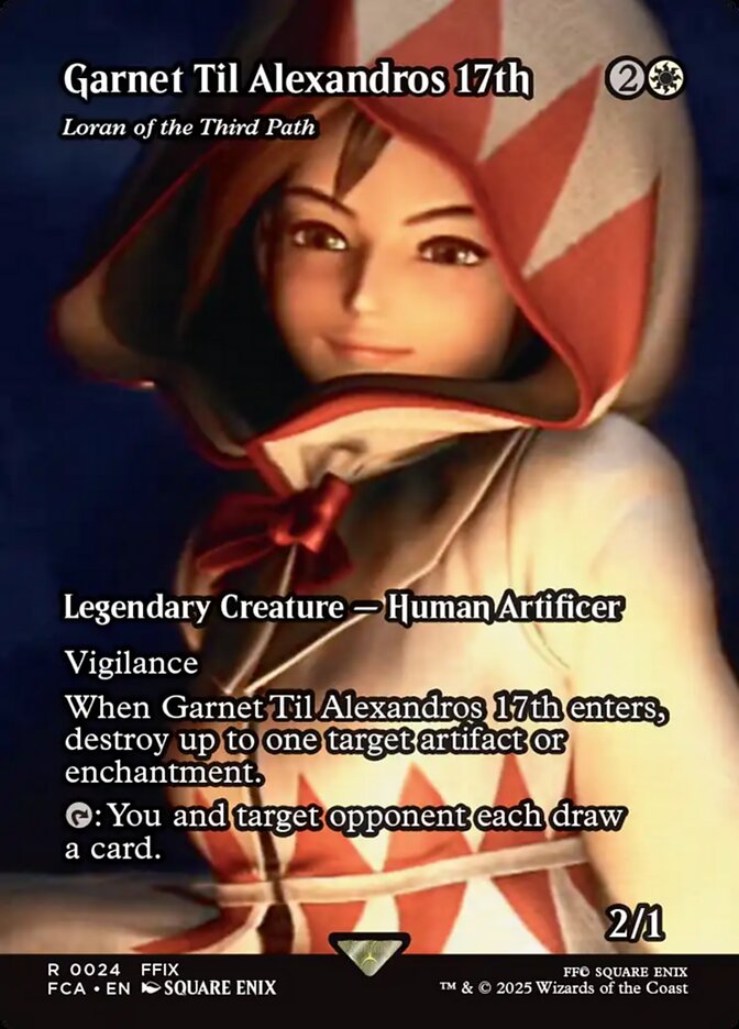 Loran of the Third Path, Final fantasy: through the ages Card Art