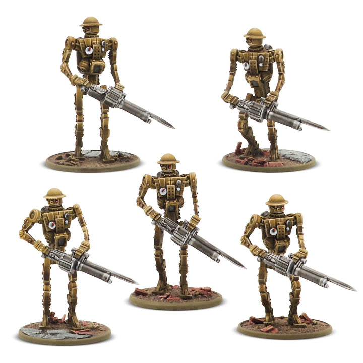 Konflikt '47 - British Commonwealth - MK I Automated Infantry Squad w. MMG's