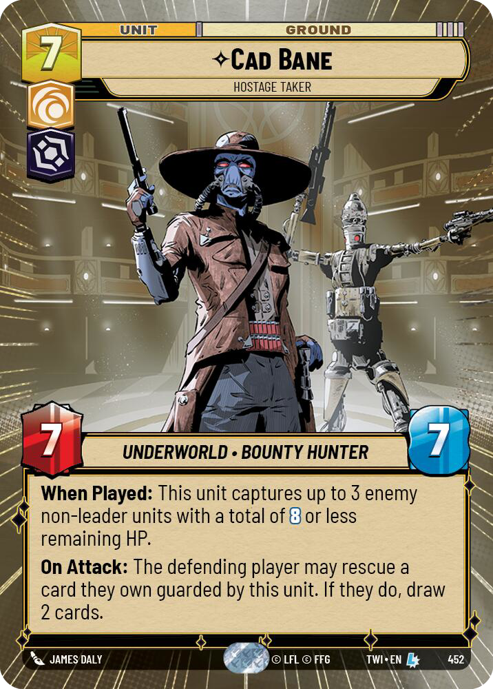 Cad Bane, Hostage Taker, Twilight of the Republic Card Art