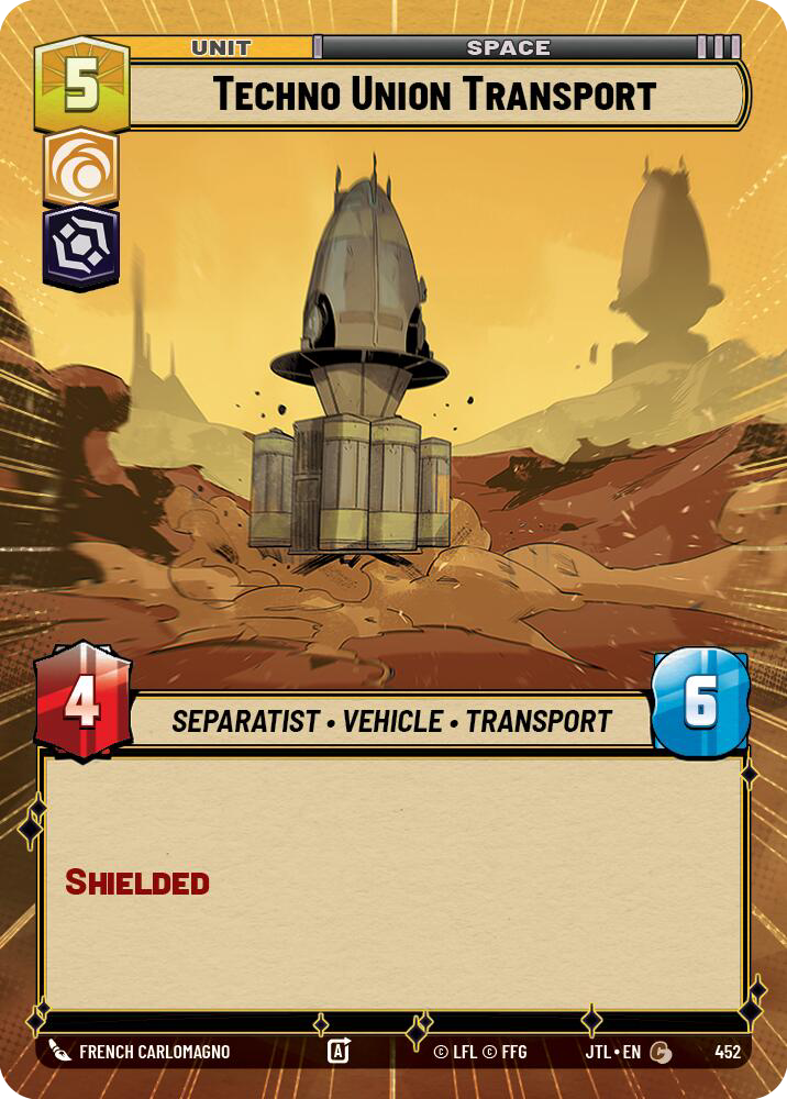Techno Union Transport, Jump to Lightspeed Card Art