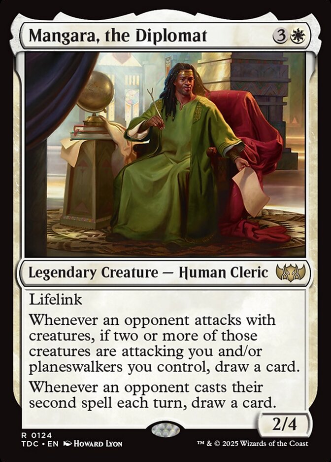 Mangara, the Diplomat, Tarkir: Dragonstorm Commander Card Art