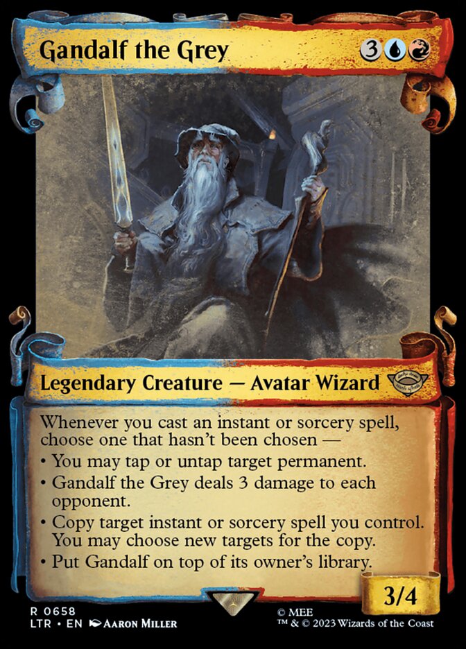 Gandalf the Grey, The lord of the rings: tales of middle-earth Card Art