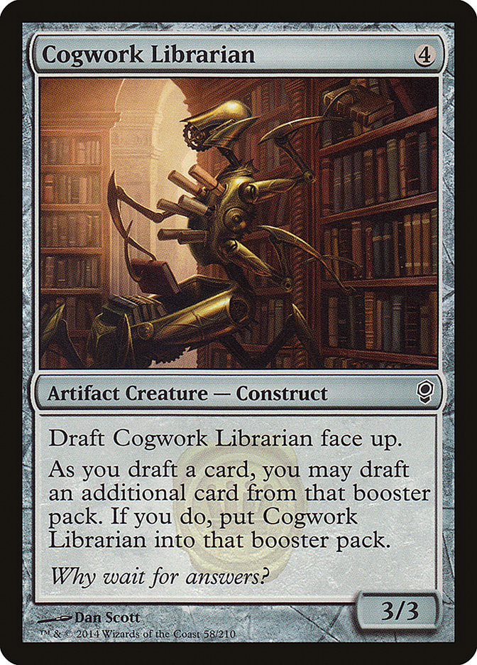 Cogwork Librarian, Conspiracy Card Art