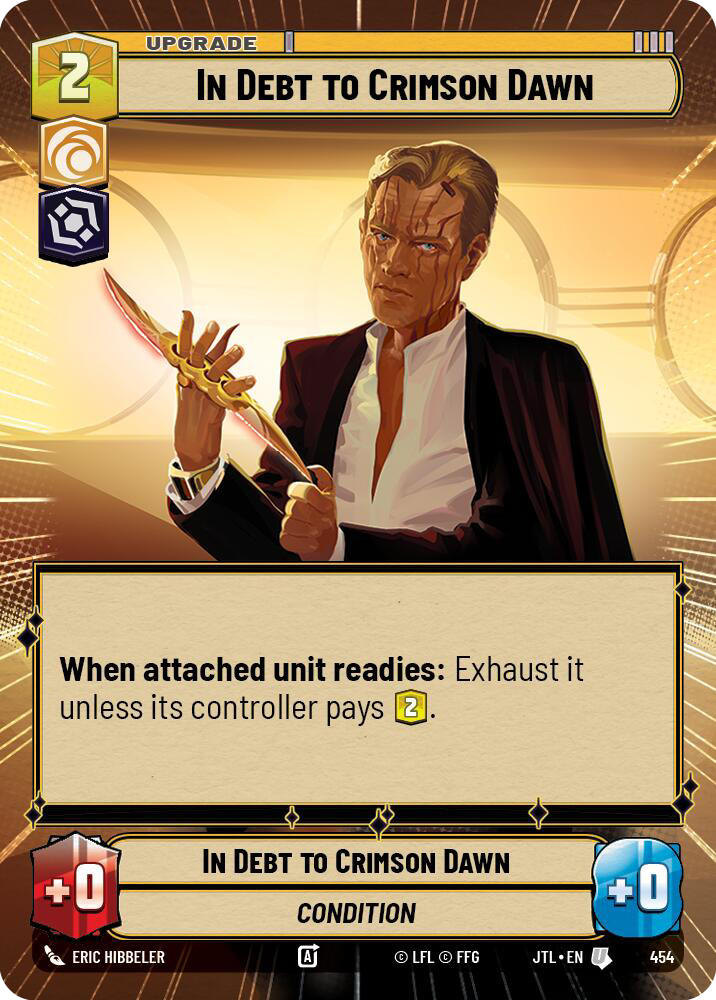 In Debt to Crimson Dawn, Jump to Lightspeed Card Art