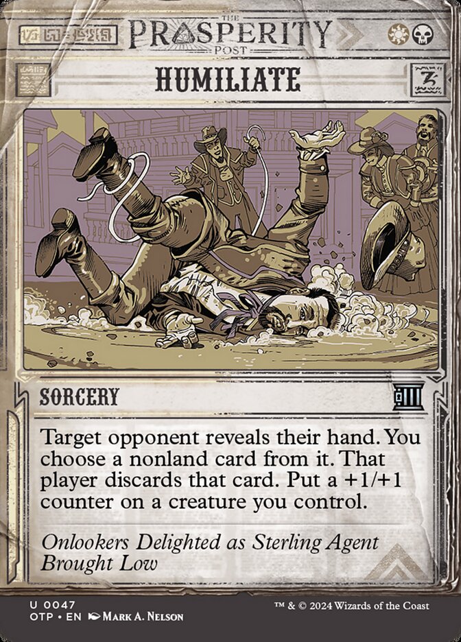 Humiliate - Foil