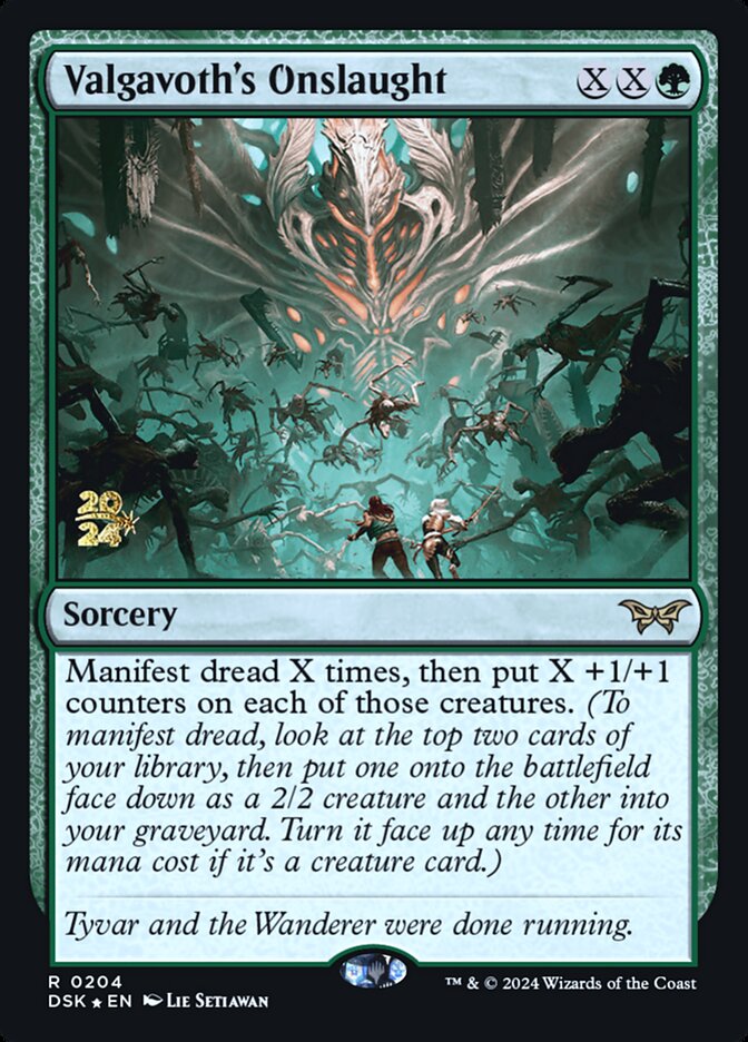 Valgavoth's Onslaught, Duskmourn: House Of Horror Promos Card Art