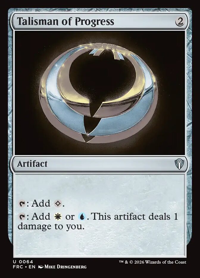 Talisman of Progress, Reality Fracture Commander Card Art