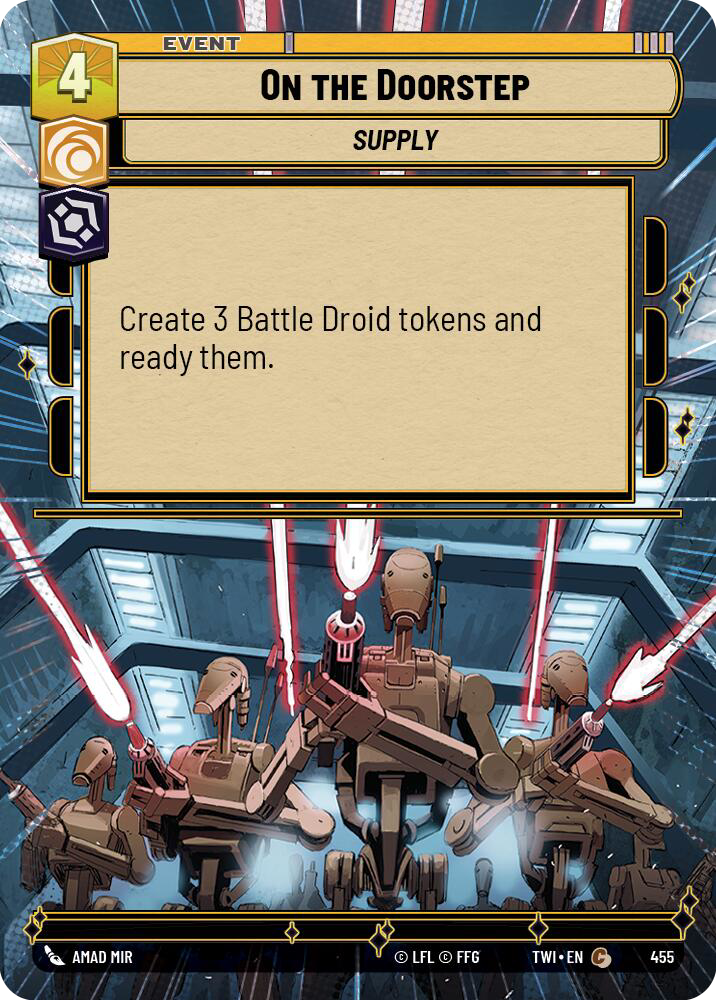On the Doorstep, Twilight of the Republic Card Art