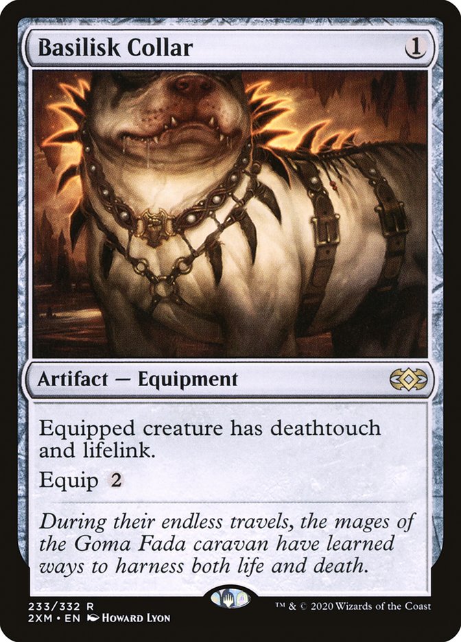 Basilisk Collar, Double Masters Card Art
