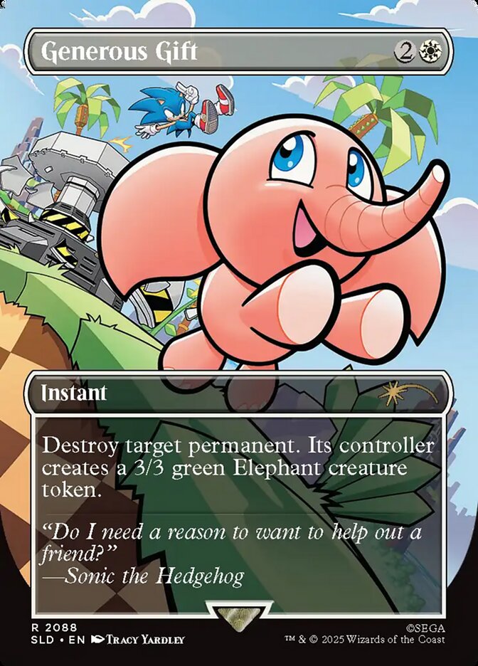 Generous Gift, Secret Lair Drop Card Art