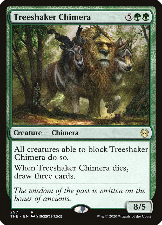 Treeshaker Chimera, Theros beyond death Card Art