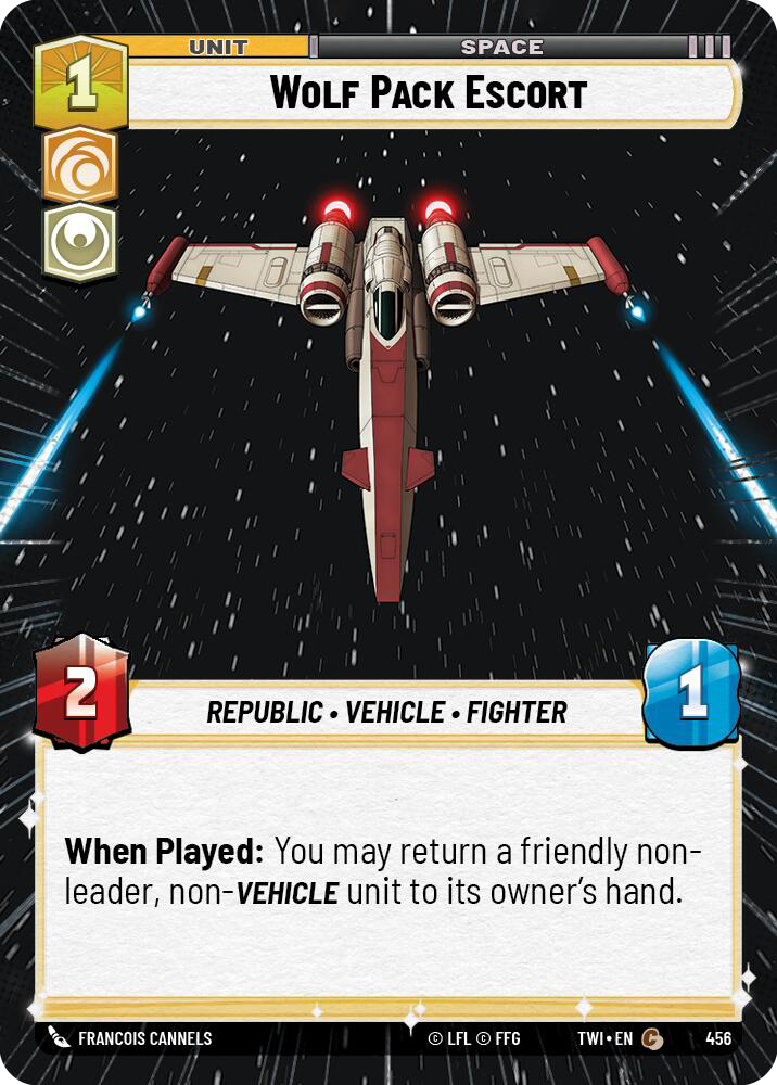 Wolf Pack Escort, Twilight of the Republic Card Art