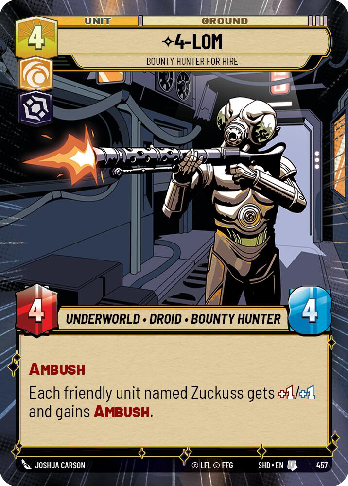 4-LOM, Bounty Hunter for Hire - Hyperspace