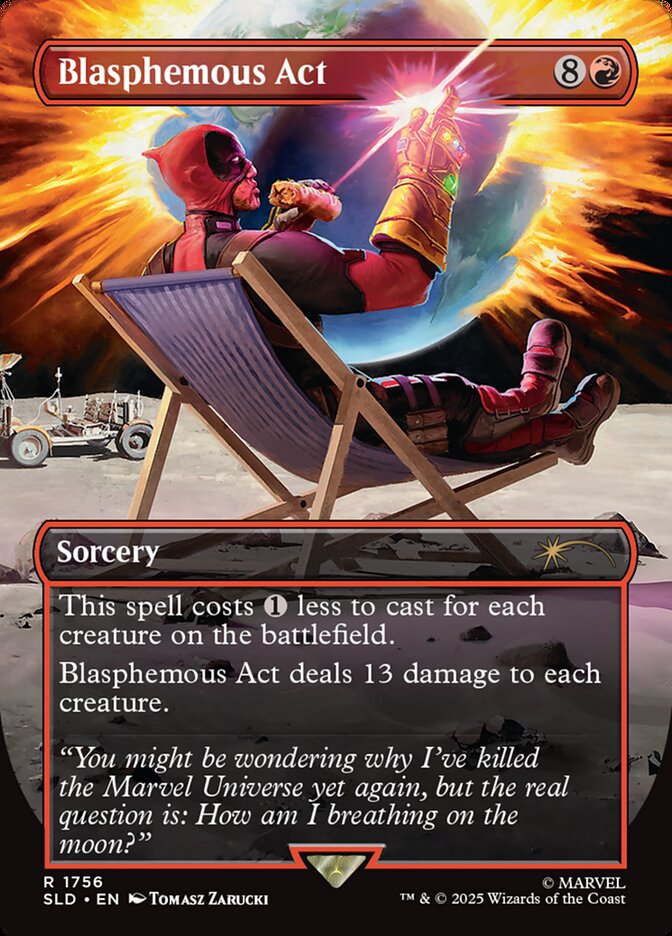 Blasphemous Act, Secret Lair Drop Card Art