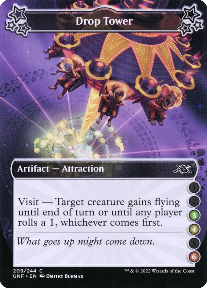 Drop Tower, Unfinity Card Art