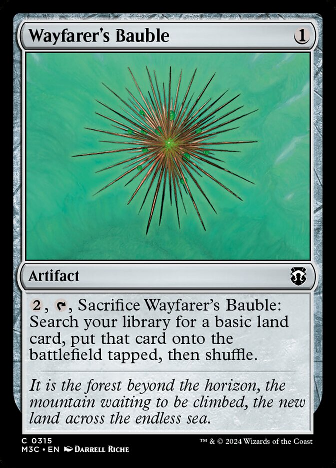 Wayfarer's Bauble, Modern horizons 3 commander Card Art