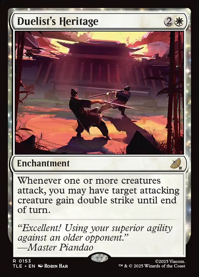 Duelist's Heritage, Avatar: The Last Airbender Eternal Card Art