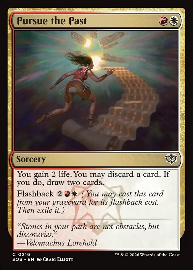 Pursue the Past, Secrets Of Strixhaven Card Art