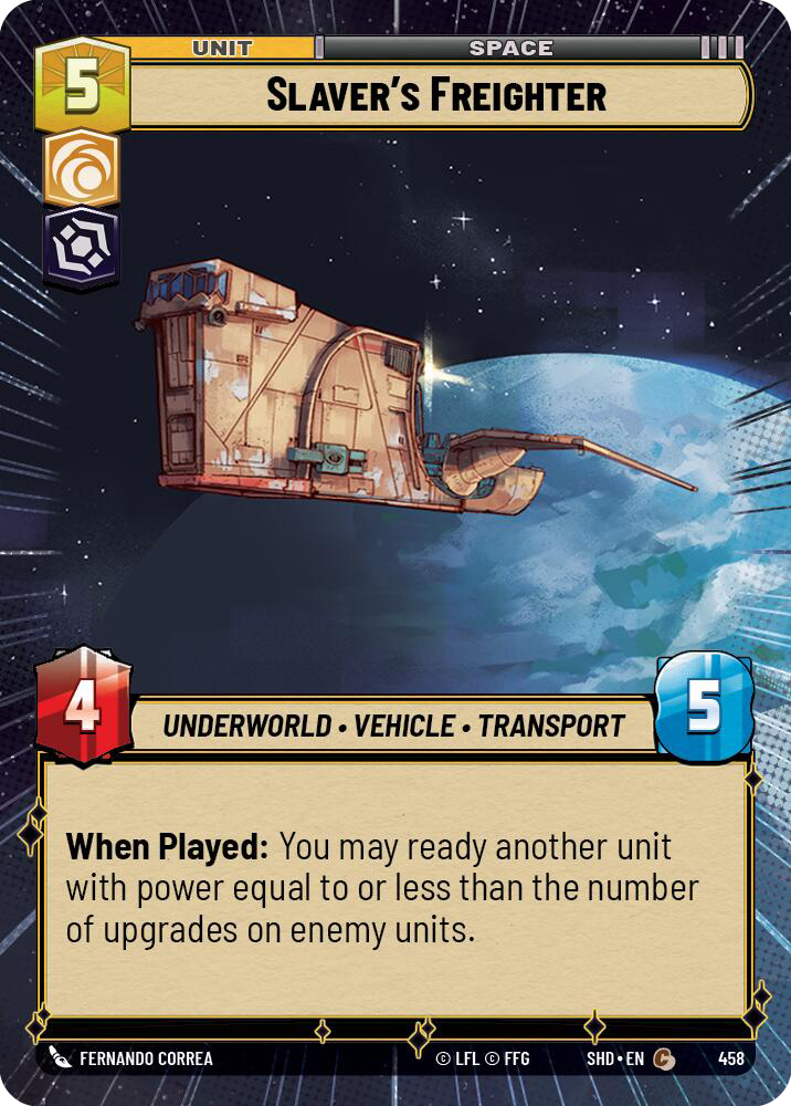 Slaver's Freighter - Hyperspace