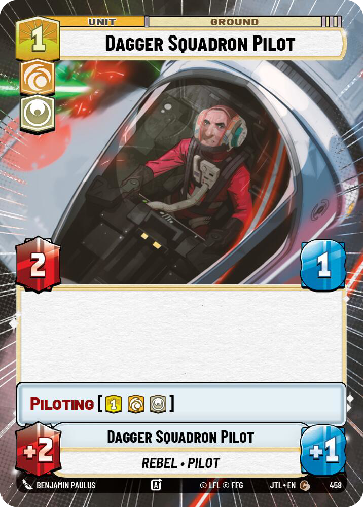 Dagger Squadron Pilot, Jump to Lightspeed Card Art