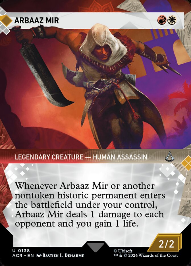 Arbaaz Mir, Assassin's creed Card Art