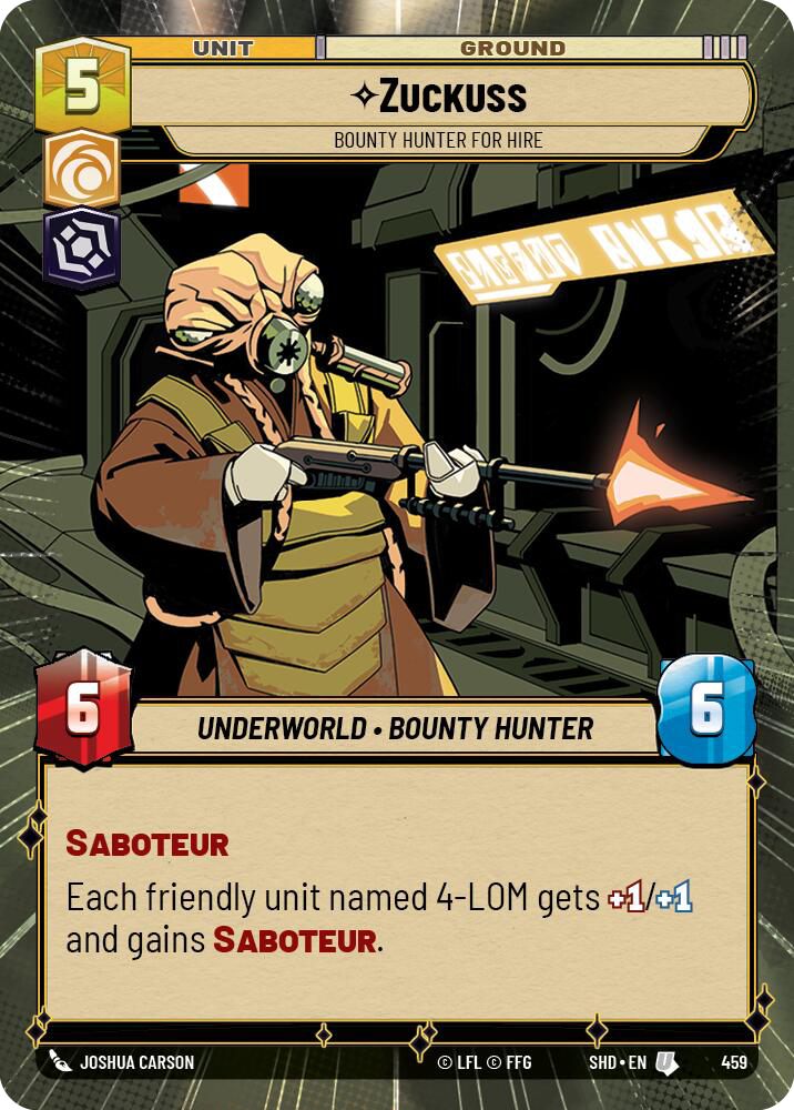 Zuckuss, Bounty Hunter for Hire - Hyperspace