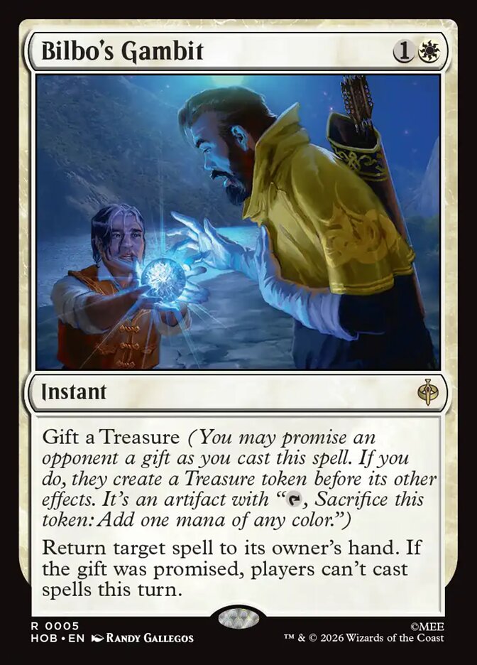 Bilbo's Gambit, The Hobbit Card Art