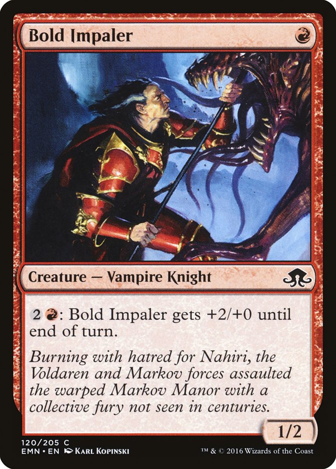 Bold Impaler, Eldritch moon Card Art